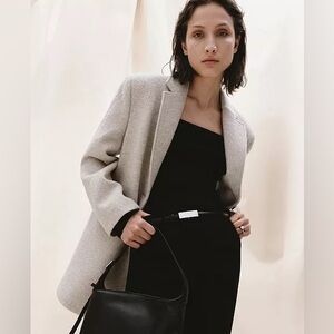 NWT MANGO Oversized 100% Wool Coat